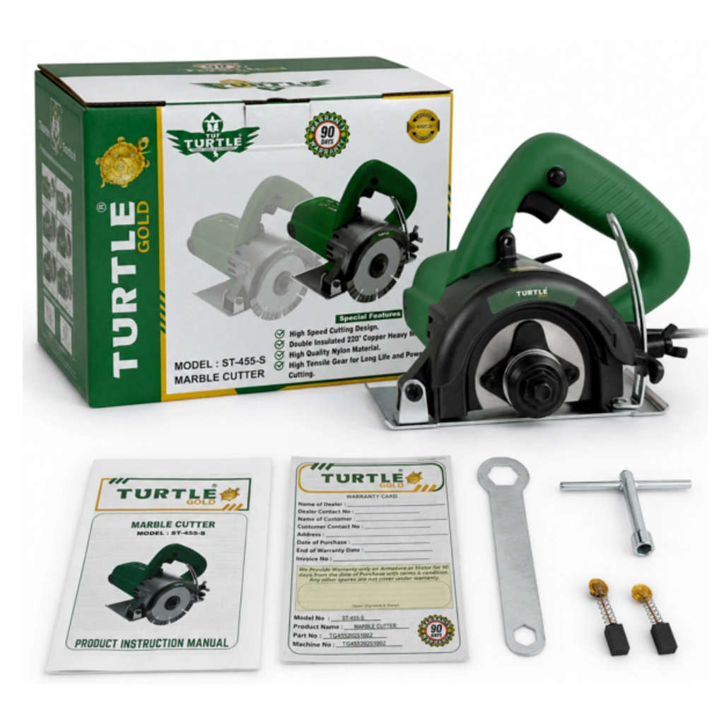 Turtle Gold Marble Cutter 4 Inch 1800 W ST-455S
