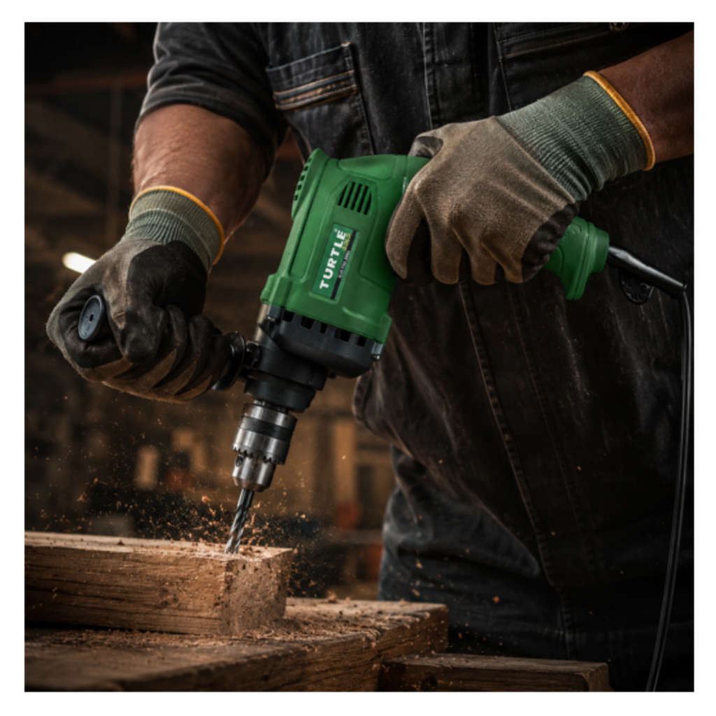Turtle Gold Electric Drill 10mm 680 W ST-711S