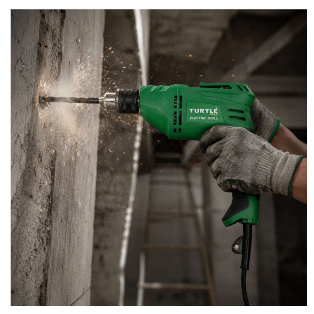Turtle Gold Electric Drill 10mm 550 W ST-721S