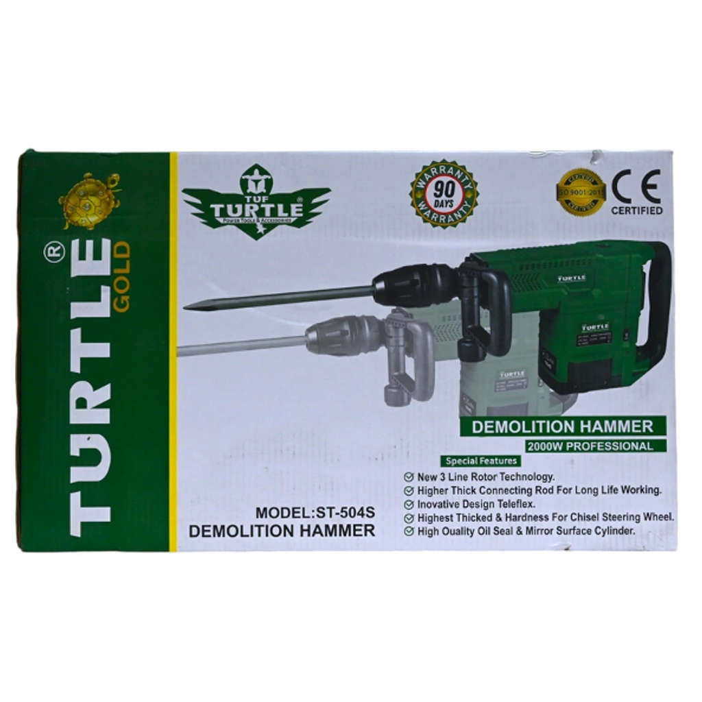 Turtle Gold Demolition Hammer 2000 W 220 V ST-504S