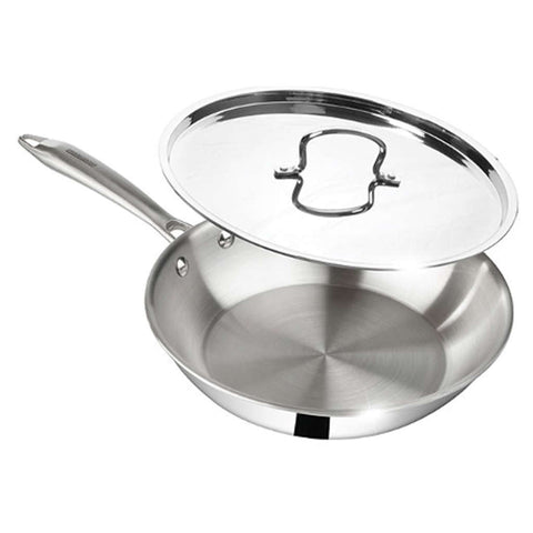 Fackelmann Triply Fry Pan With Stainless Steel Lid 22 cm 1.6 Liter 11010160 