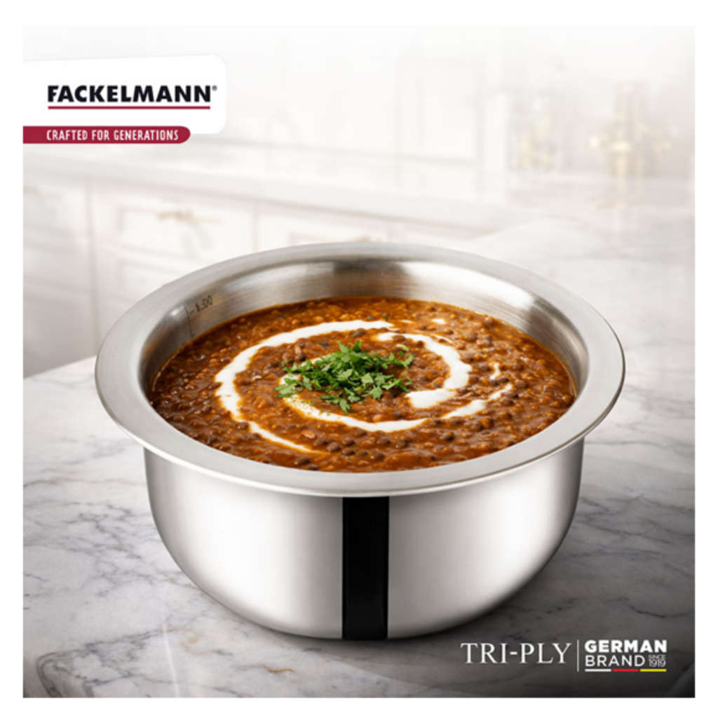 Fackelmann Triply Tope With Stainless Steel Lid 22 cm 4.5 Liter 11110339