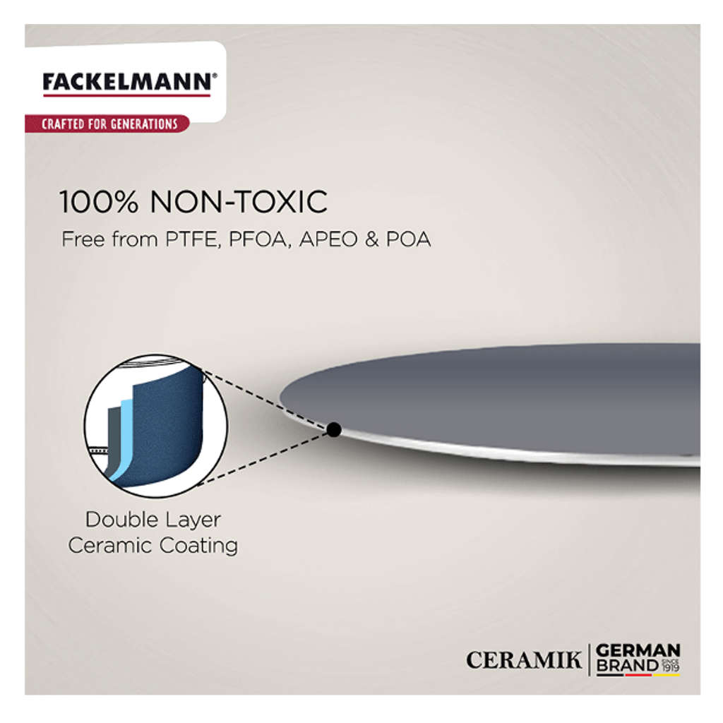 Fackelmann Ceramik Non Stick Flat Tawa 25 cm 11110106