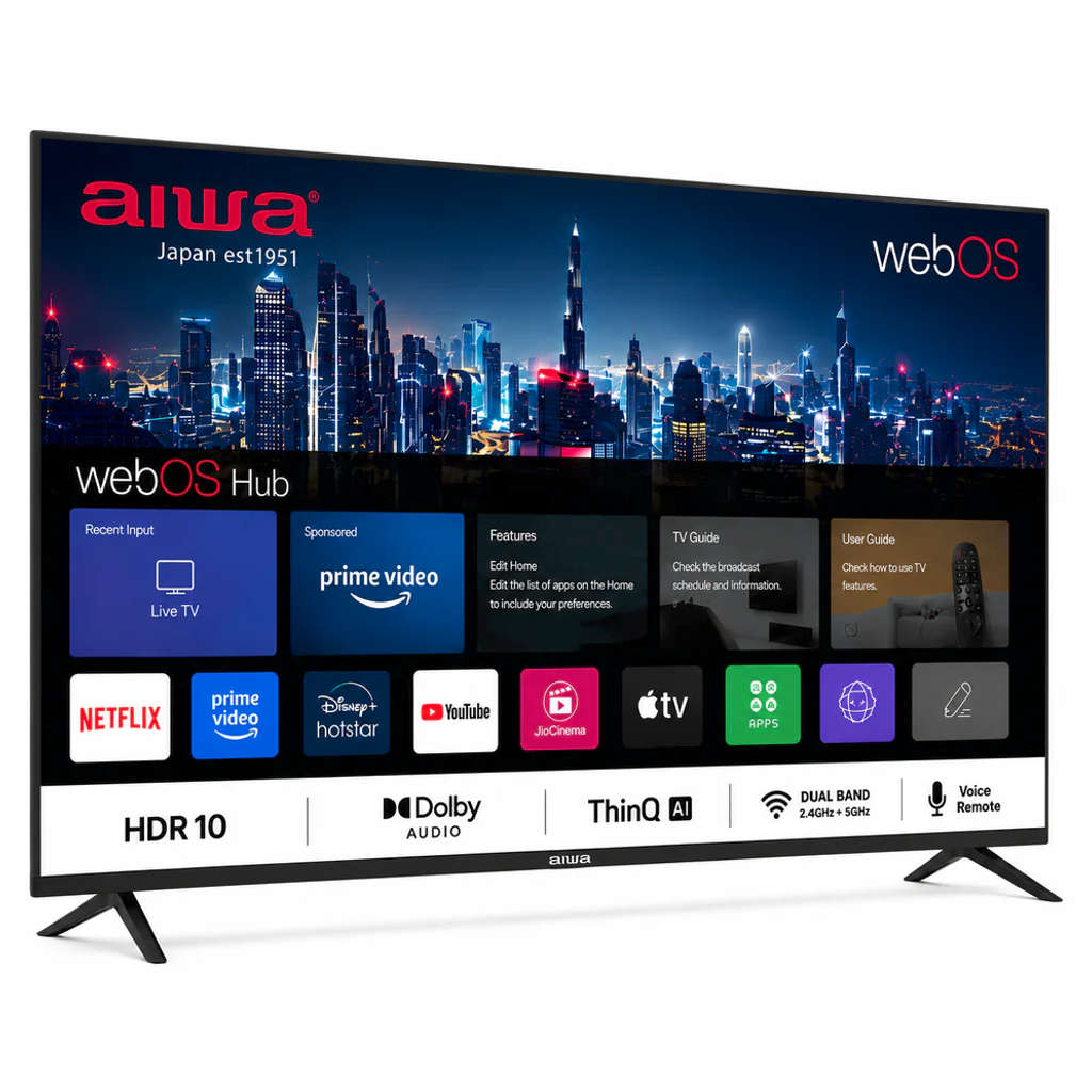 Aiwa 4K UHD Display WebOS ThinQ AI Smart TV 190 cm(75 Inches) AIWOS75X3