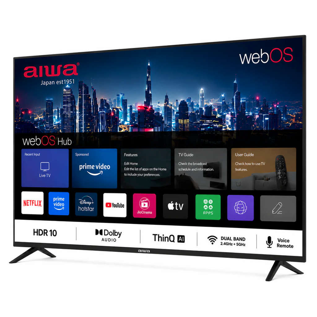 Aiwa 4K UHD Cinema Display WebOS ThinQ AI Smart TV 218 cm(86 Inches) AIWOS86X3