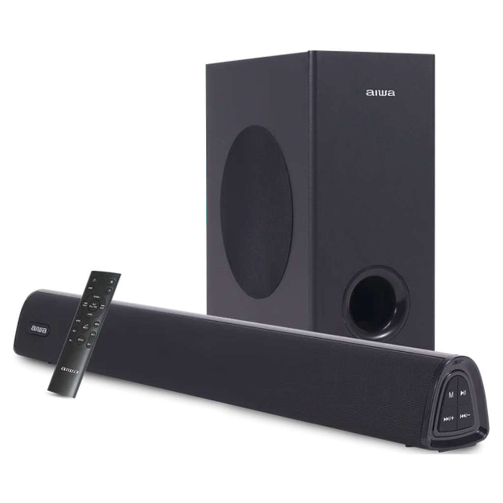 Aiwa Kando 2.1 Channel Signature Sound Bluetooth Soundbar With 5.25 Inch Subwoofer 120W AW-SSB120 