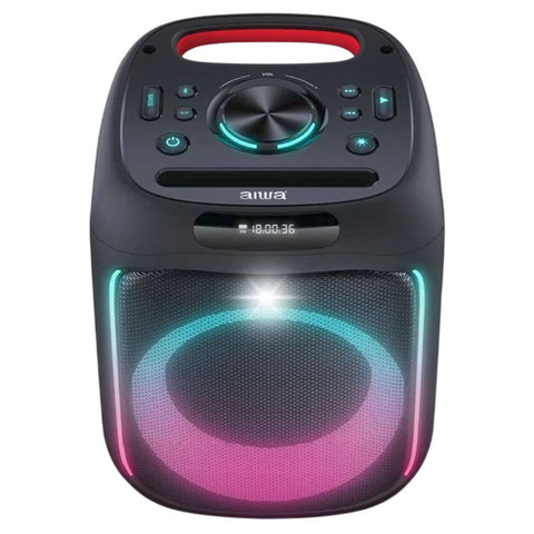 Aiwa Wireless Bluetooth Party Speaker With 6.5 Inch Subwoofer 1 Wireless Mic 100W PS701 