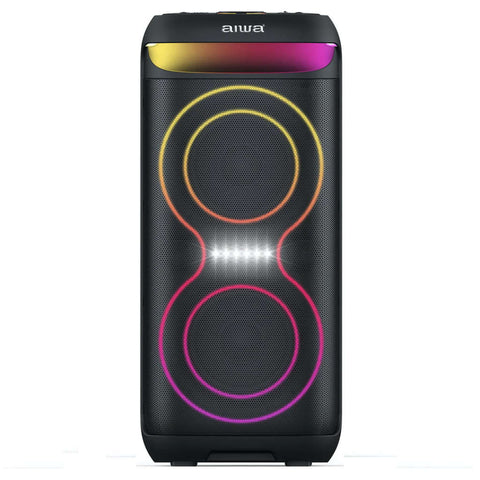 Aiwa Wireless Bluetooth Party Speaker With 6.5 Inch Subwoofer 2 Wireless Mic 200W PS702 