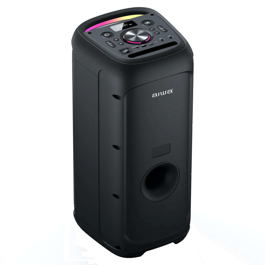 Aiwa Wireless Bluetooth Party Speaker With 6.5 Inch Subwoofer 2 Wireless Mic 200W PS702