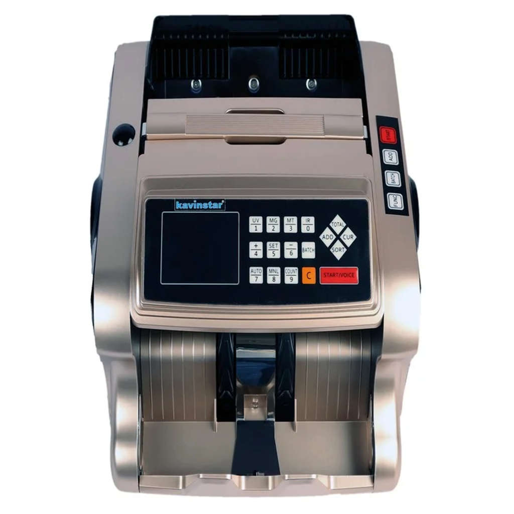 Kavinstar BR-560 Mix Note Counting Machine With Counterfeit Detection Gold