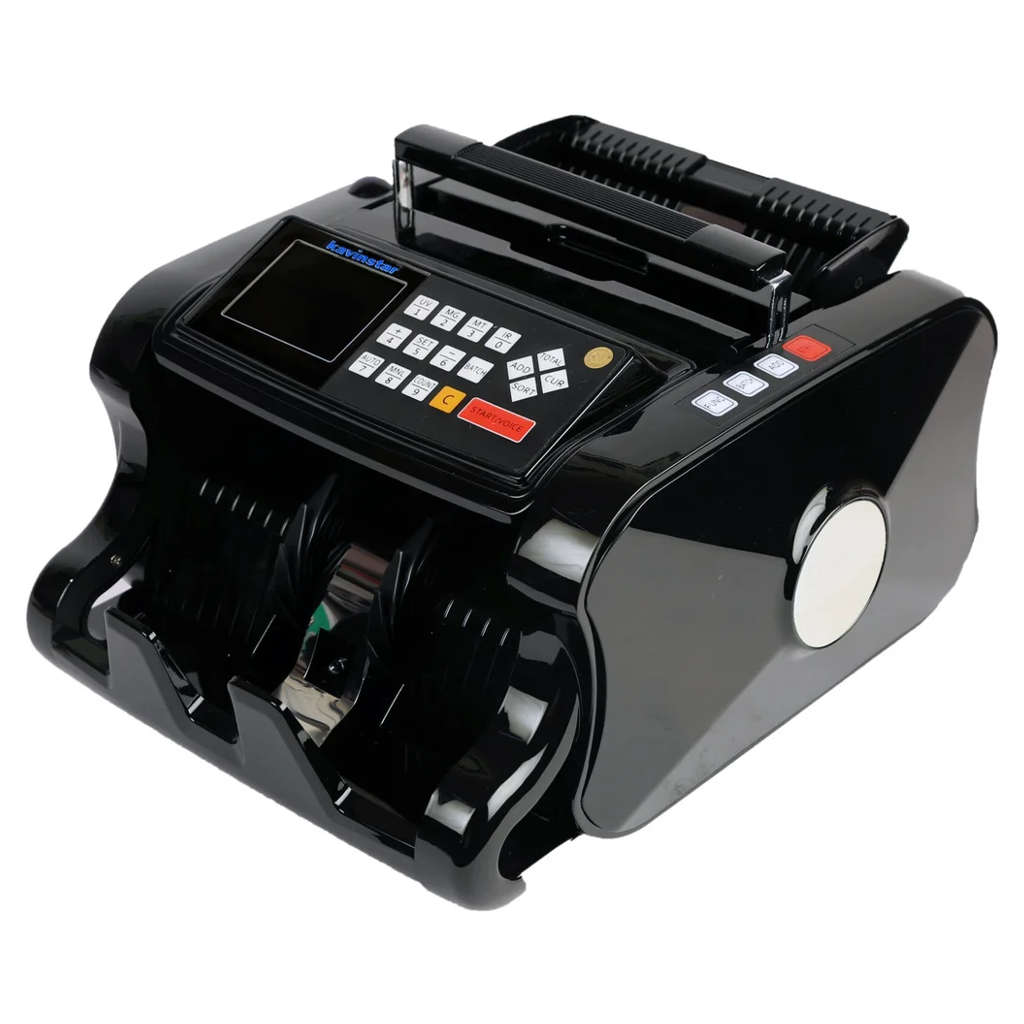 Kavinstar BR-560 Mix Note Counting Machine With Counterfeit Detection Black