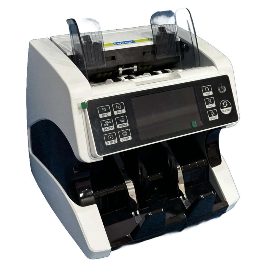 Kavinstar Multi 10 Mix Note Counting Machine With Counterfeit Detection White 