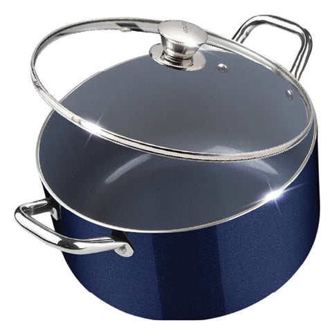 Fackelmann Ceramic Non Stick Casserole With Glass Lid 30 cm 11.1 Litre 11110119 