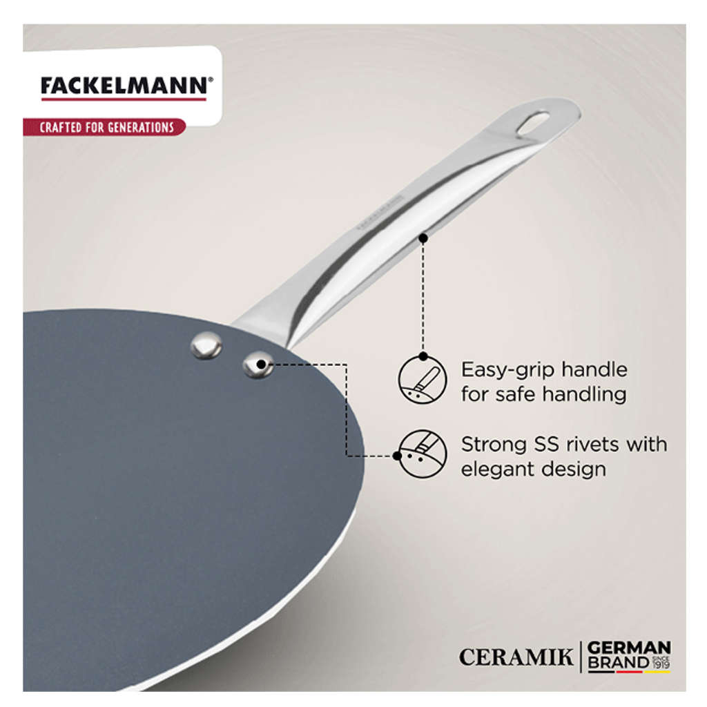 Fackelmann Ceramic Non Stick Full Flat Tawa  30 cm 11110178
