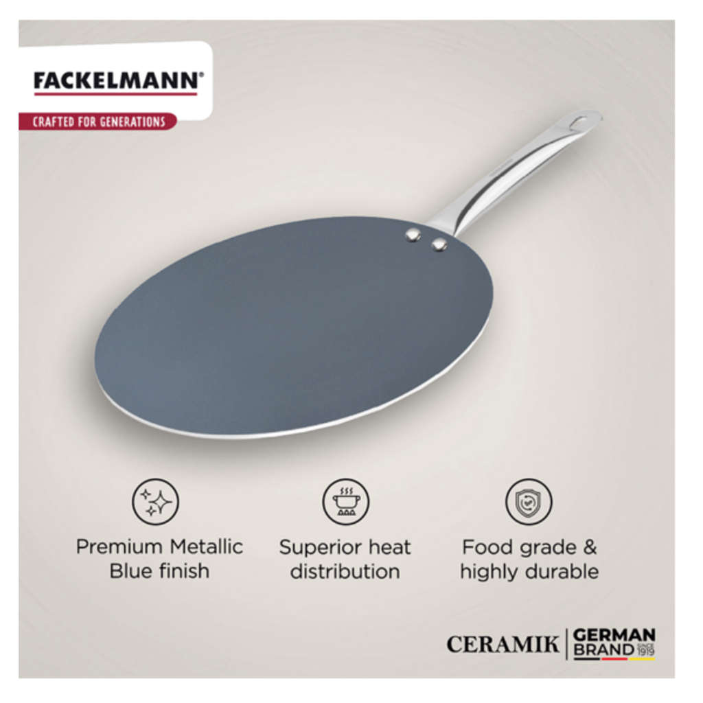 Fackelmann Ceramic Non Stick Full Flat Tawa  30 cm 11110178