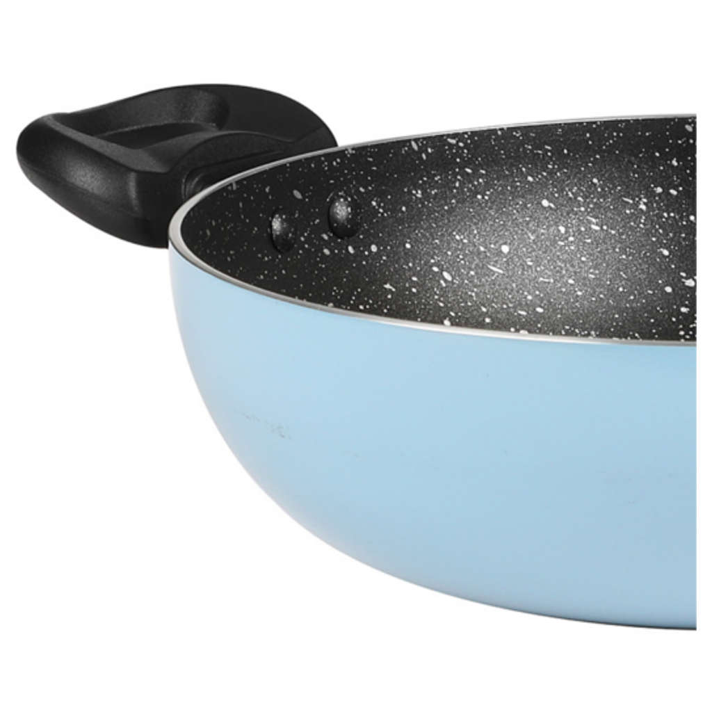 Fackelmann Cologne Non Stick Kadai With Glass Lid 22 cm 2.3 Litre 11110182