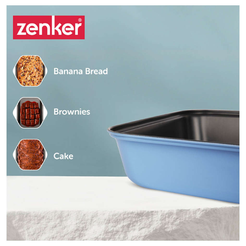 Fackelmann Zenker Non Stick Square Cake Pan 23.4 5237181