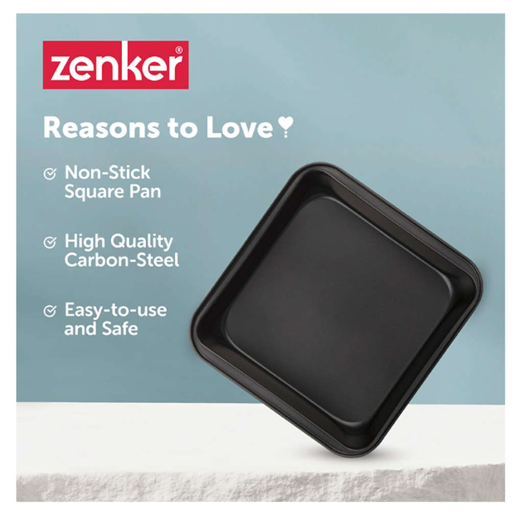 Fackelmann Zenker Non Stick Square Cake Pan 23.4 5237181