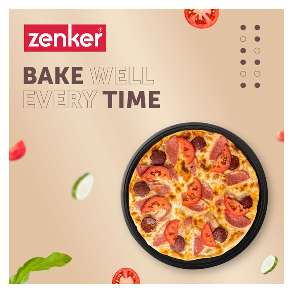 Fackelmann Zenker Non Stick Pizza Pan 34 cm 5237081