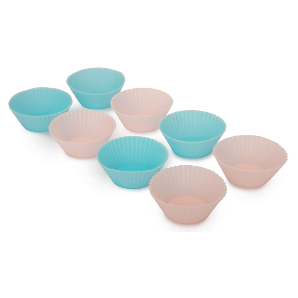 Fackelmann Silicone Muffin Moulds Pack of 8 5x2 cm 5259981 