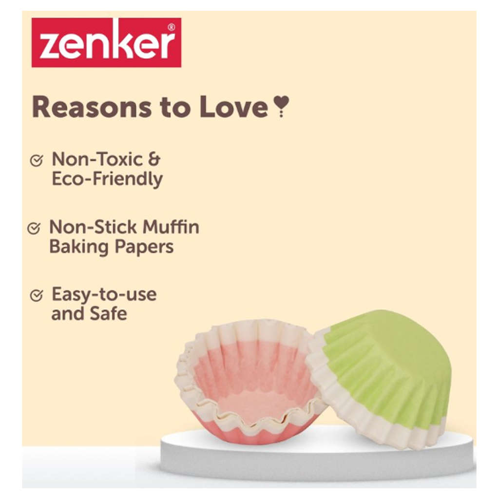 Fackelmann Zenker Muffin Baking Papers 5 cm Set of 100 684848