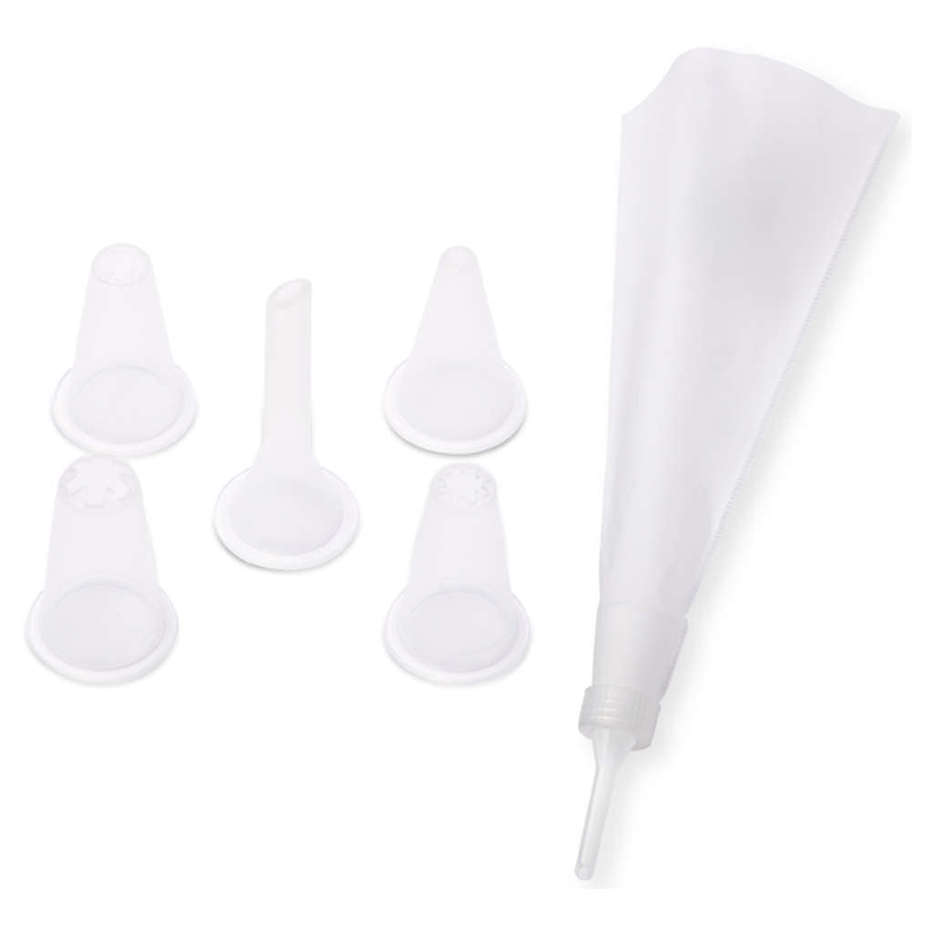 Fackelmann Piping Bag With 5 Nozzles 30 cm 42817 
