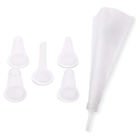 Fackelmann Piping Bag With 5 Nozzles 30 cm 42817 