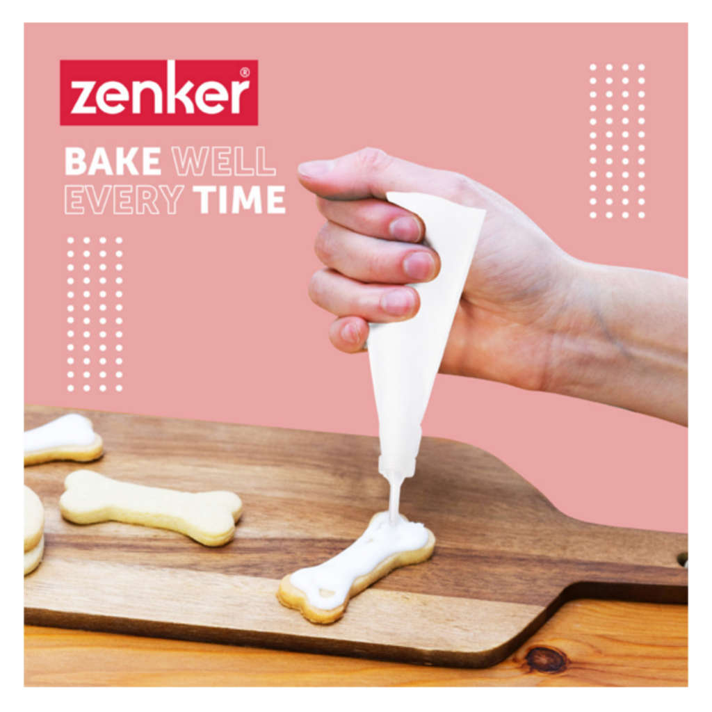 Fackelmann Zenker Piping Bag With 5 Nozzles 30 cm 42817