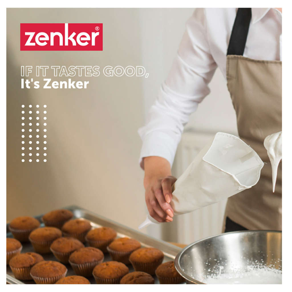 Fackelmann Zenker Piping Bag With 5 Nozzles 30 cm 42817