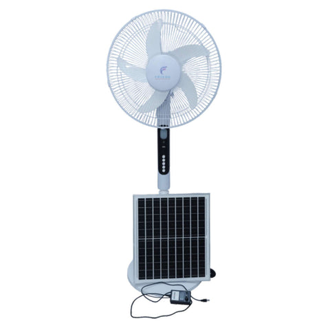 Frixon Storm 16 Inch Solar Pedestal Fan With Panel FX4081 