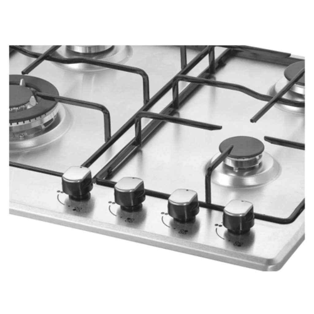 Kaff Built In Hob 304 Grade Stainless Steel 60 cm NE4B 60SS