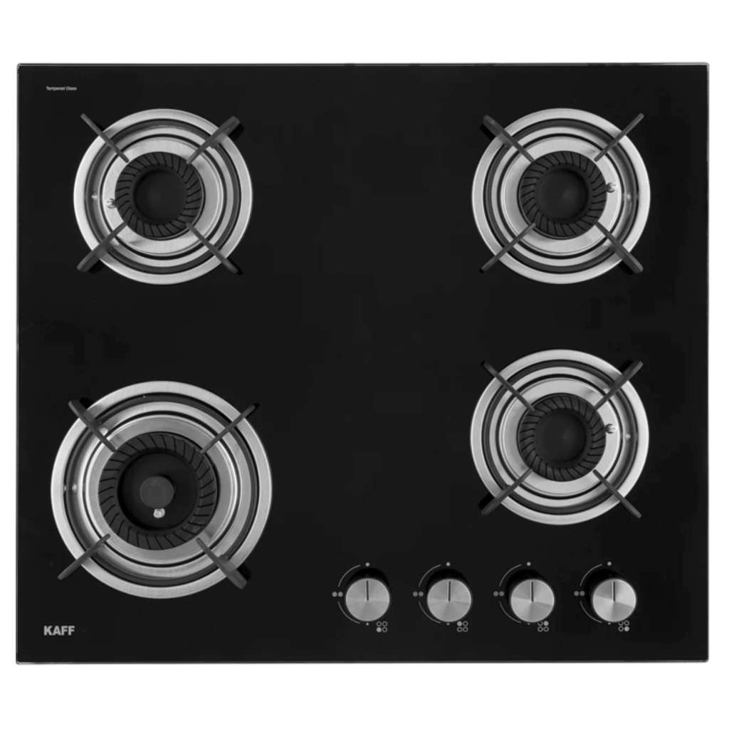 Kaff Built In Hob With 4 Black Coated Tornado Style Burners 60 cm CRH604