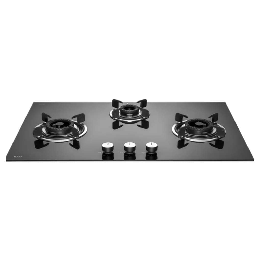 Kaff Built In Hob Auto Ignition With 3 Black Coated Tornado Style Burners 78 cm CRH783