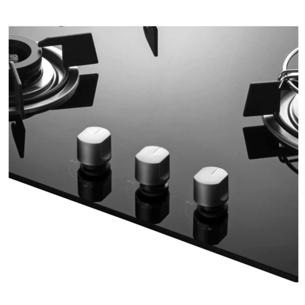 Kaff Built In Hob With 4 Brass Burners Auto Electric Ignition Easy Grip Knobs 78 cm HBR 784C