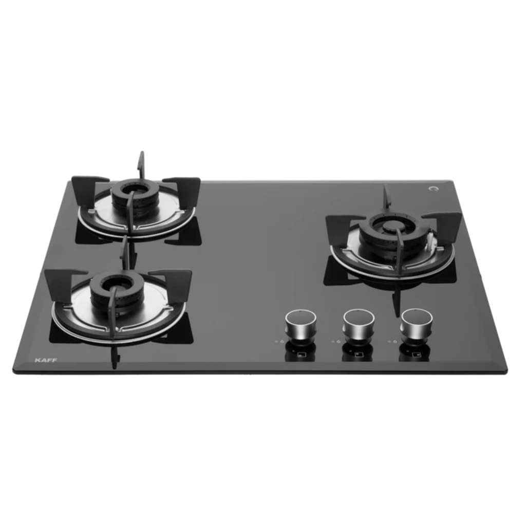 Kaff Built In Hob With 3 Full Brass Burners Auto Electric Ignition 60 cm FBB603