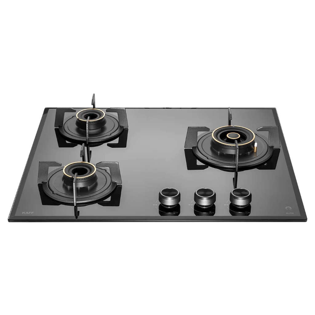 Kaff Built In Hob With 3 High Efficiency Brass Burner Full FFD 60 cm ALNF603