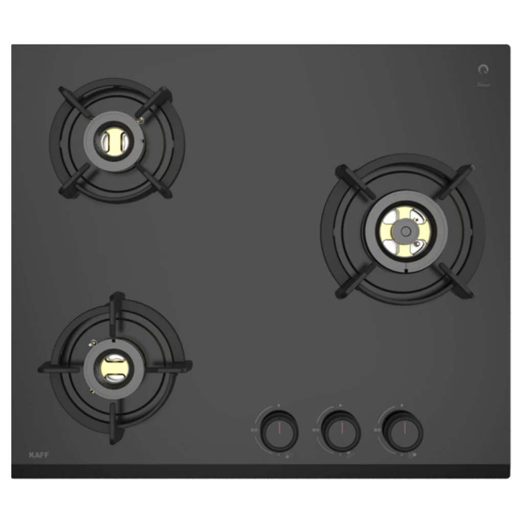 Kaff Built In Hob With 3 High Efficiency Full Brass Burner FFD 60 cm ASF603