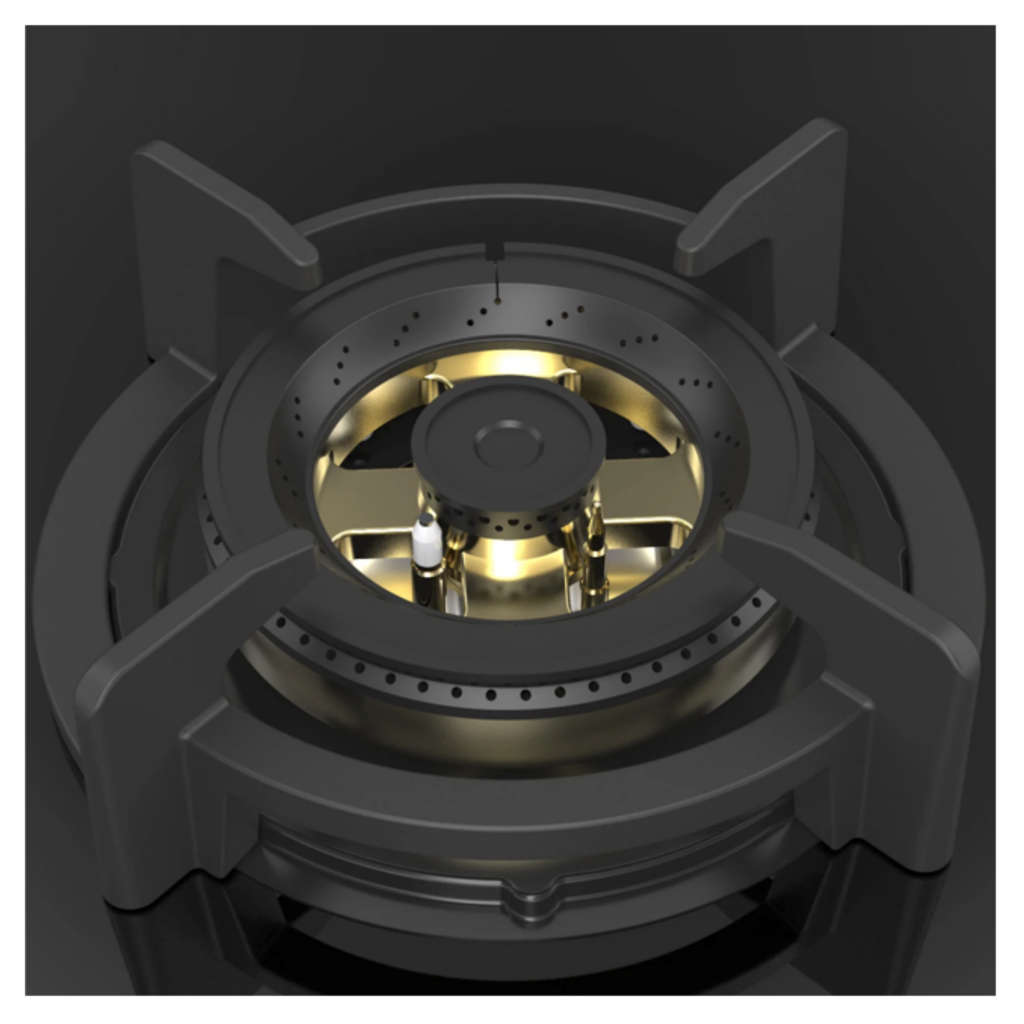 Kaff Built In Hob With 3 High Efficiency Full Brass Burner FFD 60 cm ASF603
