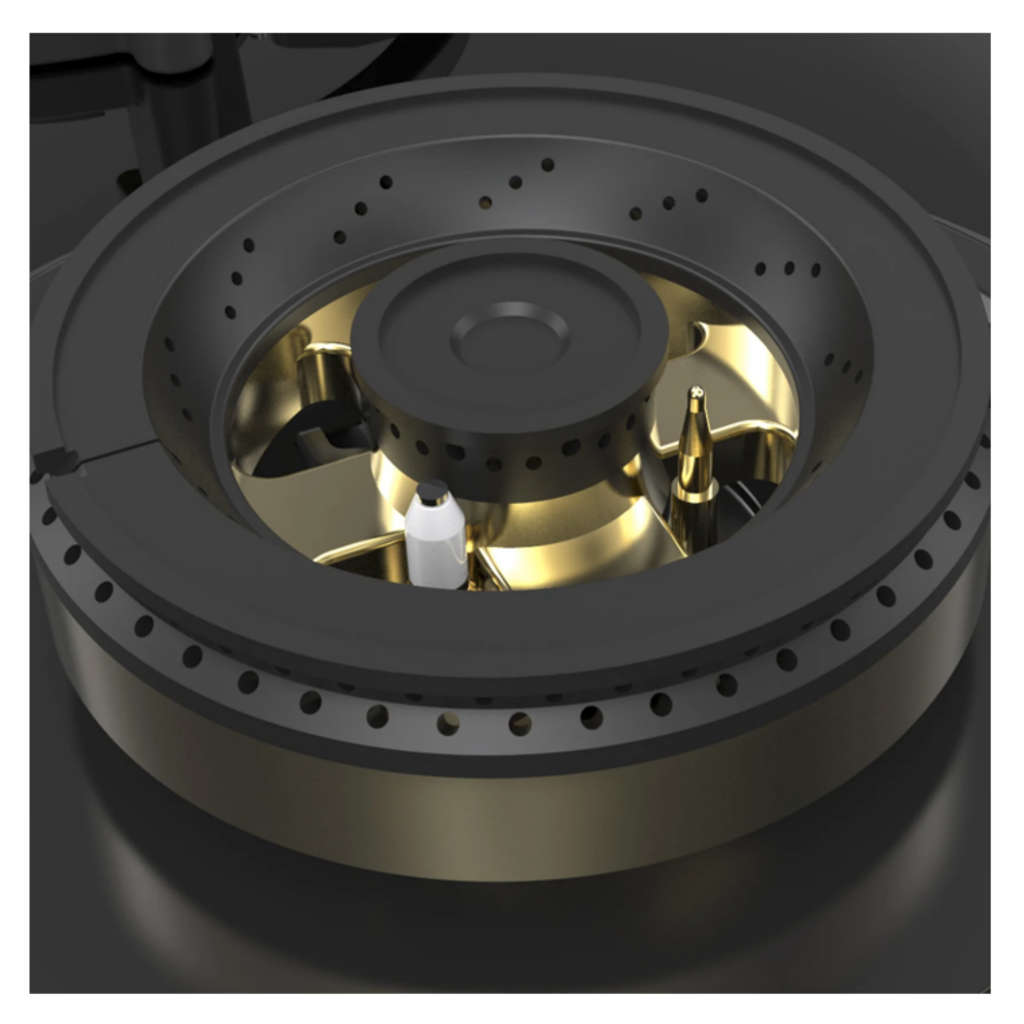 Kaff Built In Hob With 3 High Efficiency Full Brass Burner FFD 60 cm ASF603