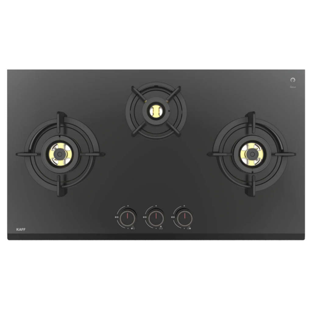 Kaff Built In Hob With 3 High Efficiency Brass Burners FFD Auto Electric Ignition 78 cm ASF783