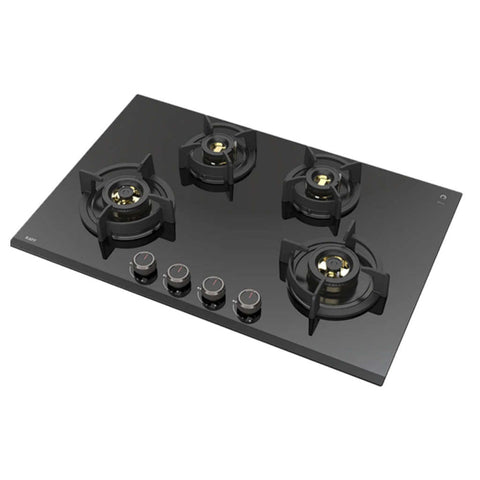 Kaff Built In Hob With 4 High Efficiency Full Brass Burners FFD Auto Electric Ignition 78 cm ASF784 