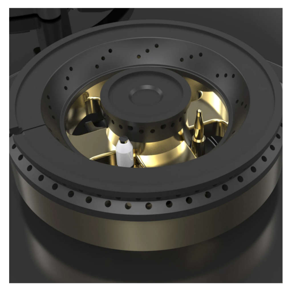 Kaff Built In Hob With 4 High Efficiency Full Brass Burners FFD Auto Electric Ignition 78 cm ASF784