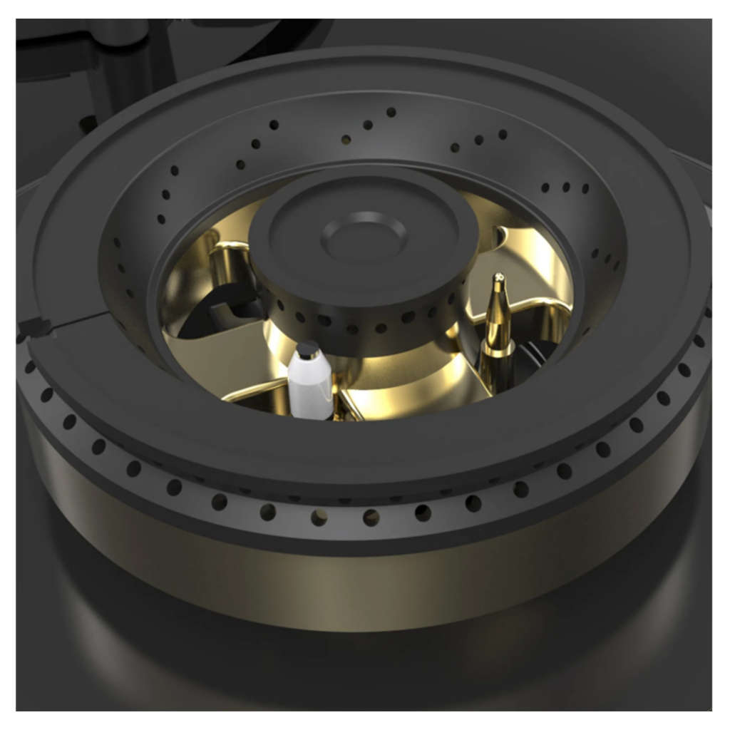 Kaff Built In Hob With 5 Burner Thick Black Tempered Glass Flame Failure Device 8 mm 86 cm ASF865