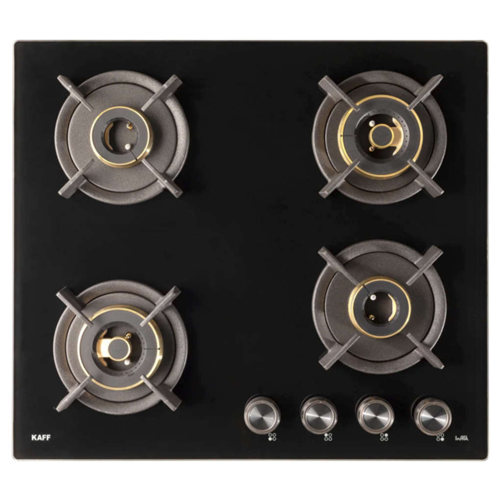 Kaff Built In Hob With 4 High Efficiency Brass Burner 60 cm INF 604