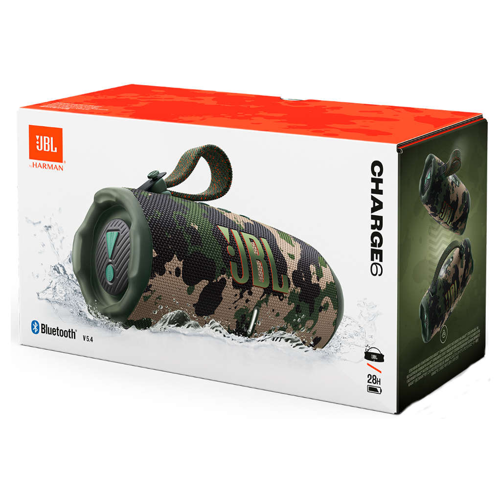JBL Charge 6 Portable Bluetooth Speaker Squad