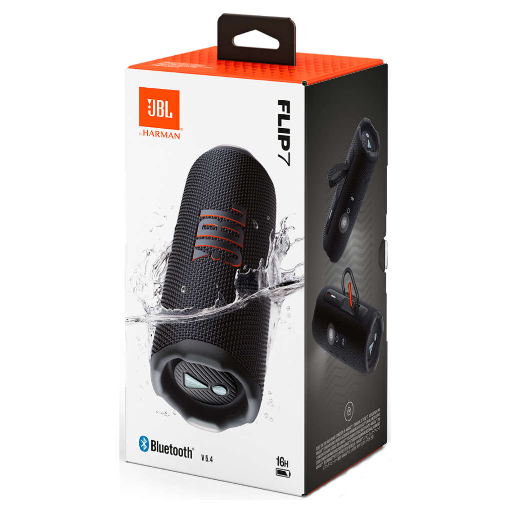 JBL Flip 7 Wireless Portable Bluetooth Speaker Black