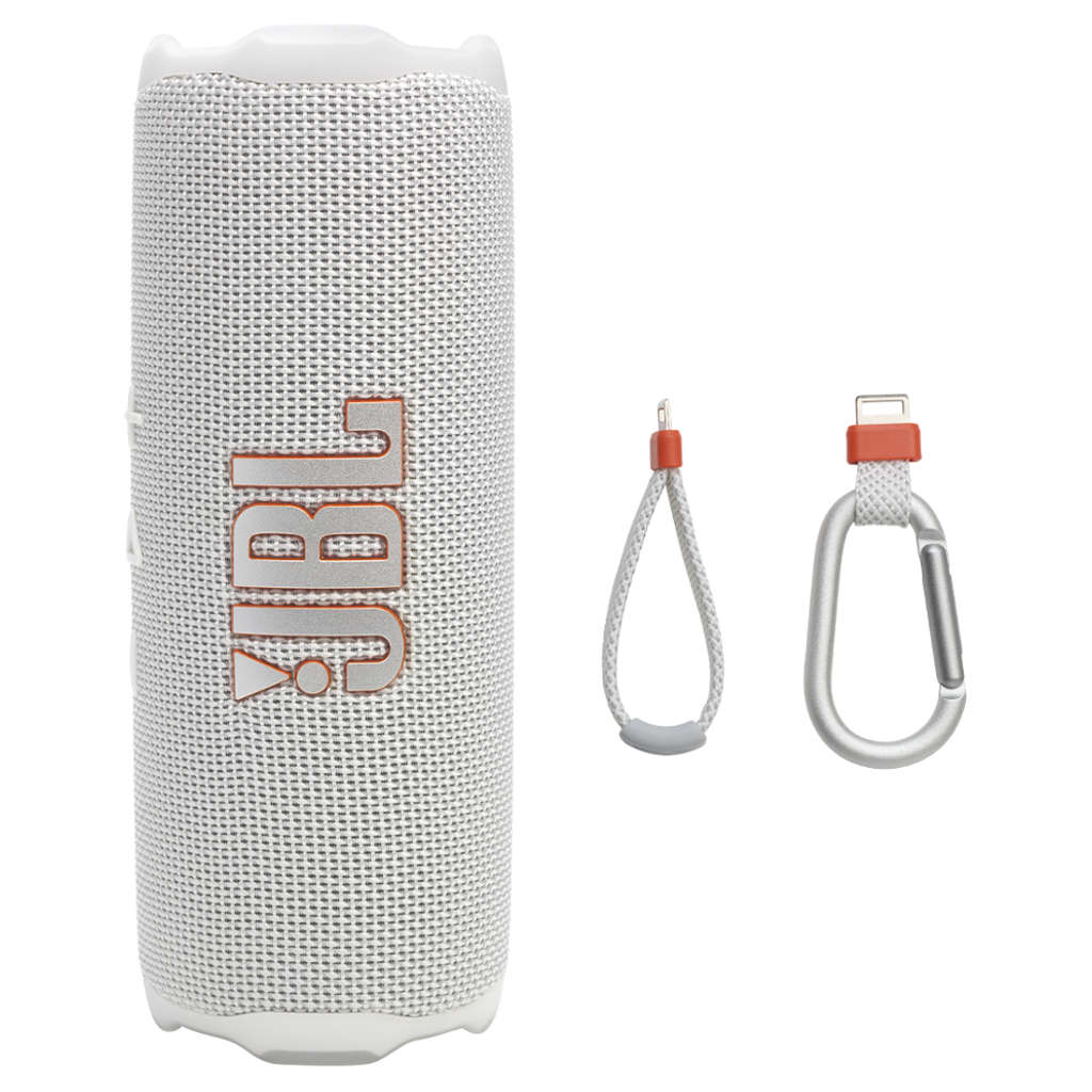 JBL Flip 7 Wireless Portable Bluetooth Speaker White 