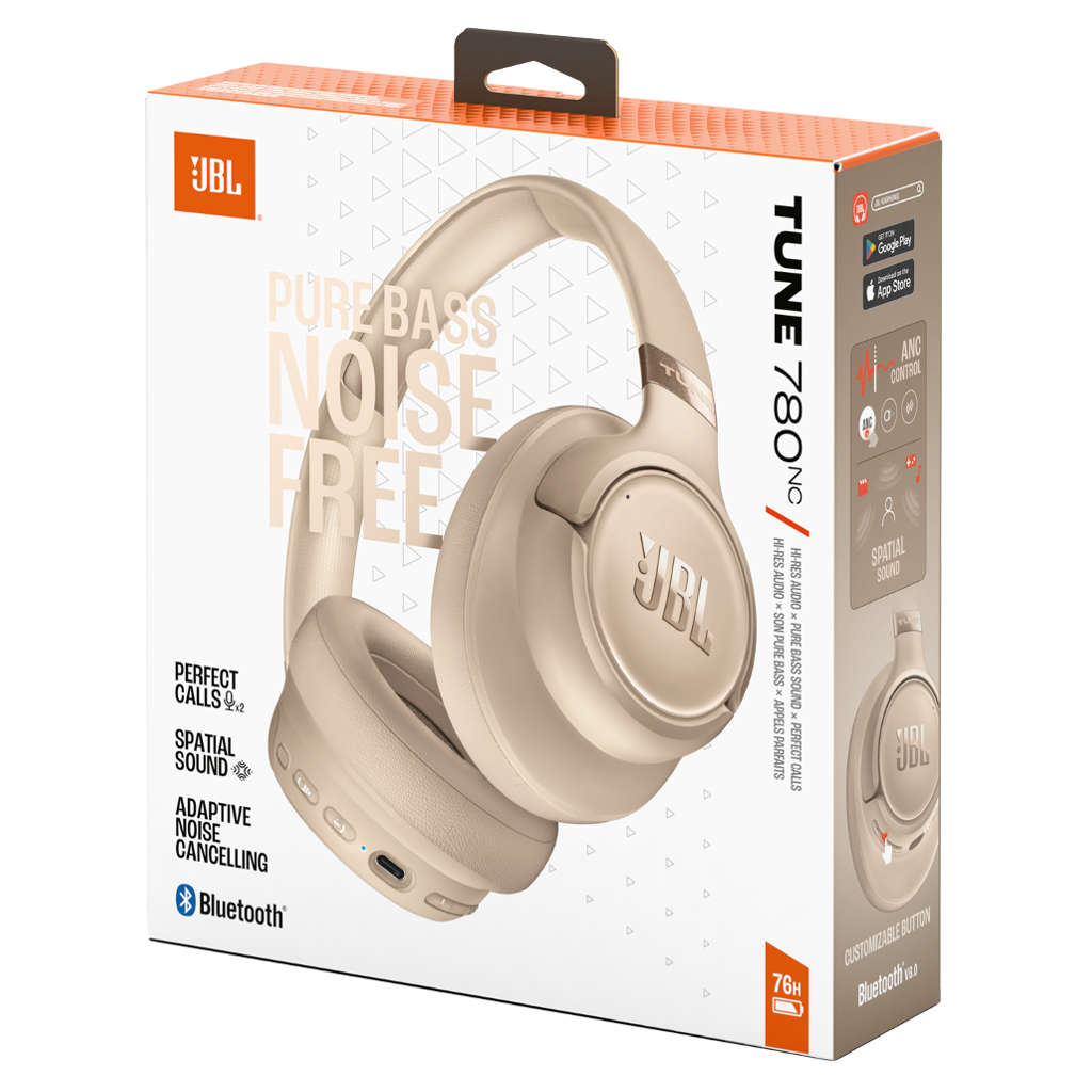 JBL Tune 780NC Wireless Noise Cancelling Headphone Beige