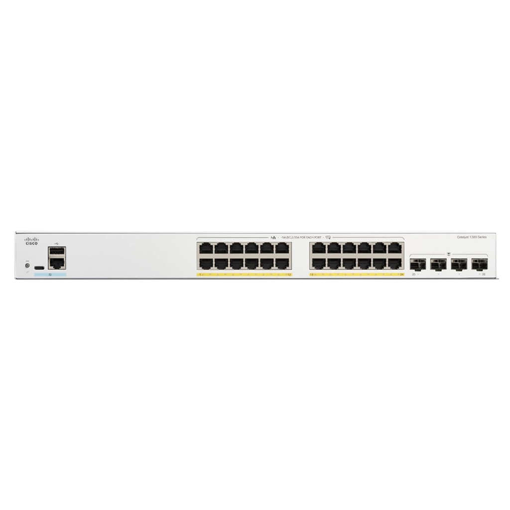 Cisco Catalyst 1300 Series 24-Port Managed Switch C1300-24T-4G