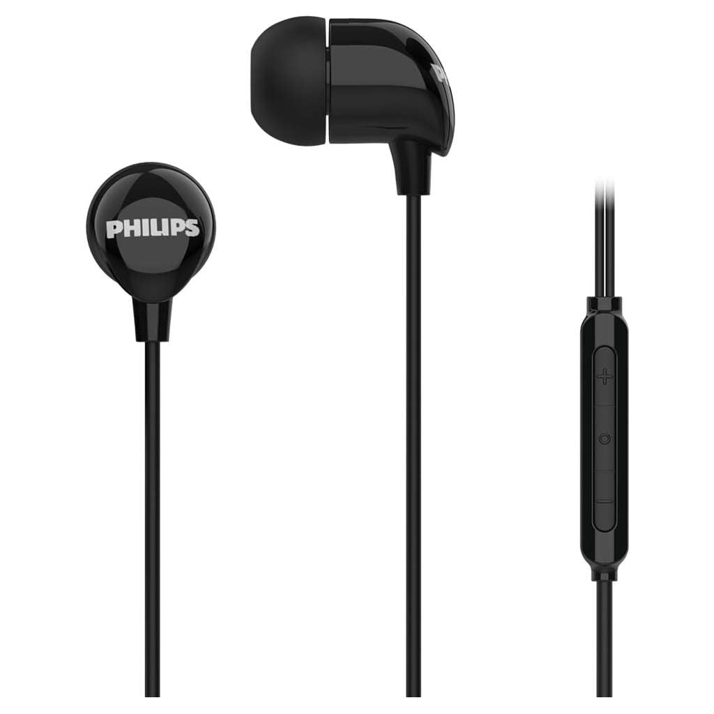 Philips In-Ear Wired Headphones Black TAE1159BK/00